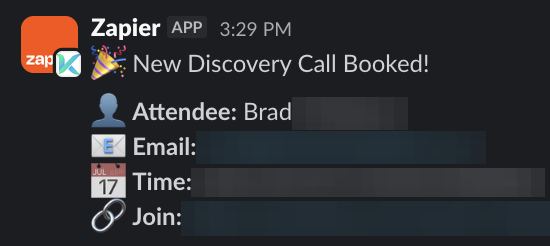 Positive reply notification from a live IronPeak campaign; identifying details redacted
