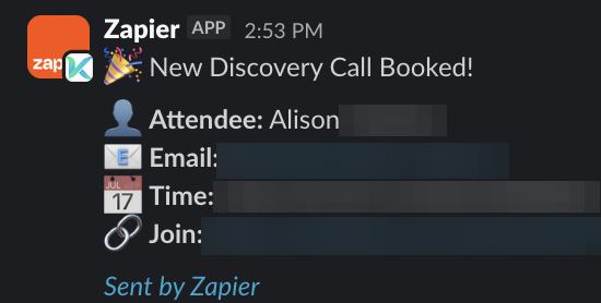 Positive reply notification from a live IronPeak campaign; identifying details redacted