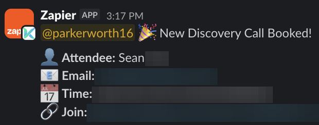 Positive reply notification from a live IronPeak campaign; identifying details redacted