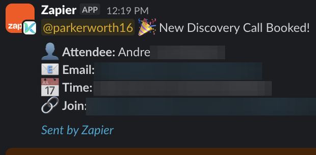 Positive reply notification from a live IronPeak campaign; identifying details redacted